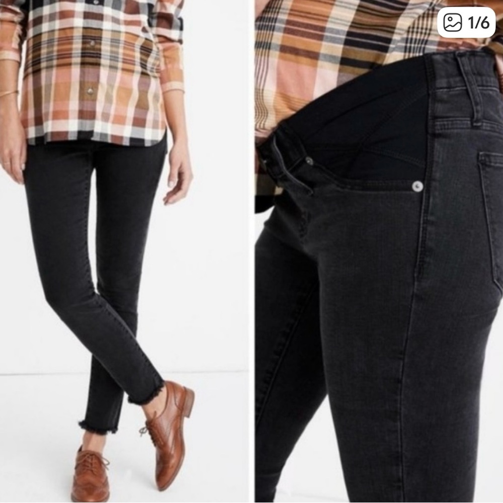 Madewell Maternity Women's Black Jeans